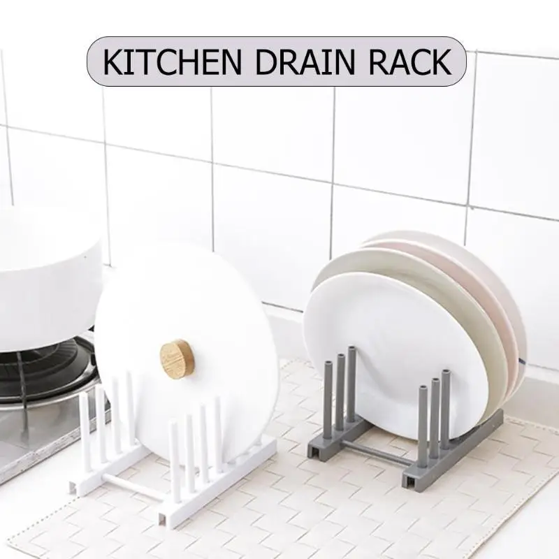 Creative Dish Plate Drain Rack Kitchen Tableware Drying Storage Tray Holder Multifunctional Cup Dish Storage Rack