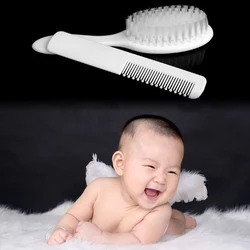 Crianças conjunto de pente para bebês escovas macias do bebê de produtos de cuidados com o cabelo escova de cabelo pentes infantis cuidados com a cabeça massageador para meninos e meninas