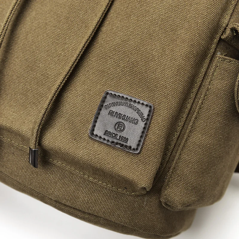 Neue Hohe Qualität Leinwand Männer Rucksack Große Schulter Schule Tasche Rucksack Für Jungen Reise Mode Camping Taschen Mode Einfache Taschen – Detail 15