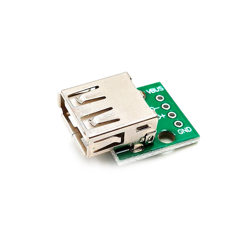 5 Stuks Type Een Vrouwelijke Usb Naar Dip 2.54Mm Pcb Connector Vrouwelijke Usb Printplaat Connector Usb Pcb Socket Usb Connector