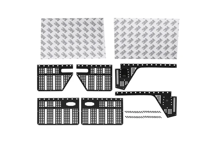 For 1/10 climbing car TRX-4 Defender TRX4 82056-4 body armor Door metal decorative sheet Car shell anti-skid plate