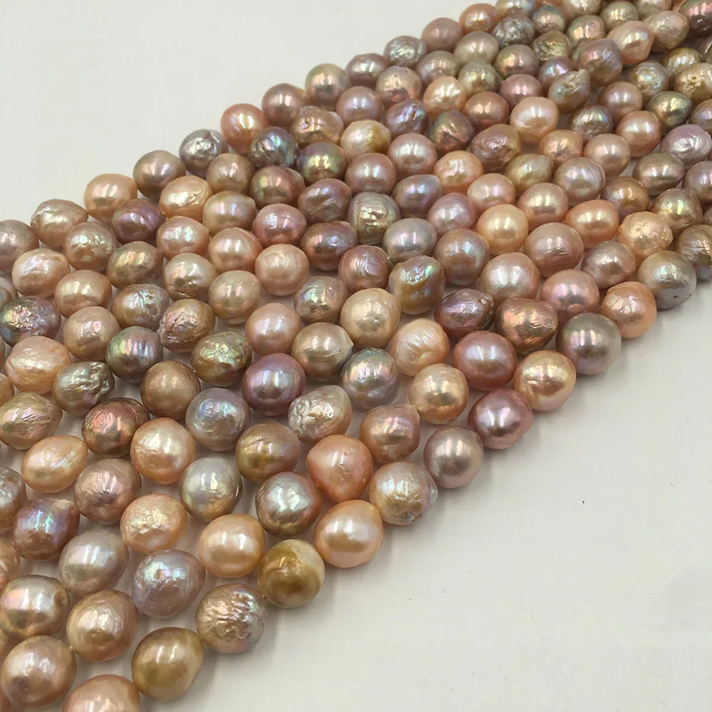 pearl beads,12-14 mm nature freshwater loose pearl,kasumi baroque shape AA high luster