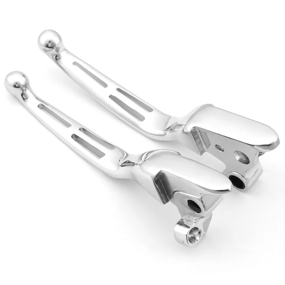 Chrome Aluminum Motorcycle Accessories Brake Clutch Hand Levers For Harley Touring Trike 2008-2013 FLHR FLHRC 2014-up