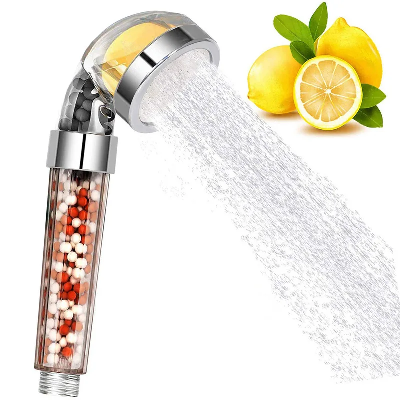 Water-Saving bath shower head With Aromatherapy Anion Spa vitamin c filter nozzle handheld high pressure Bathroom accessories