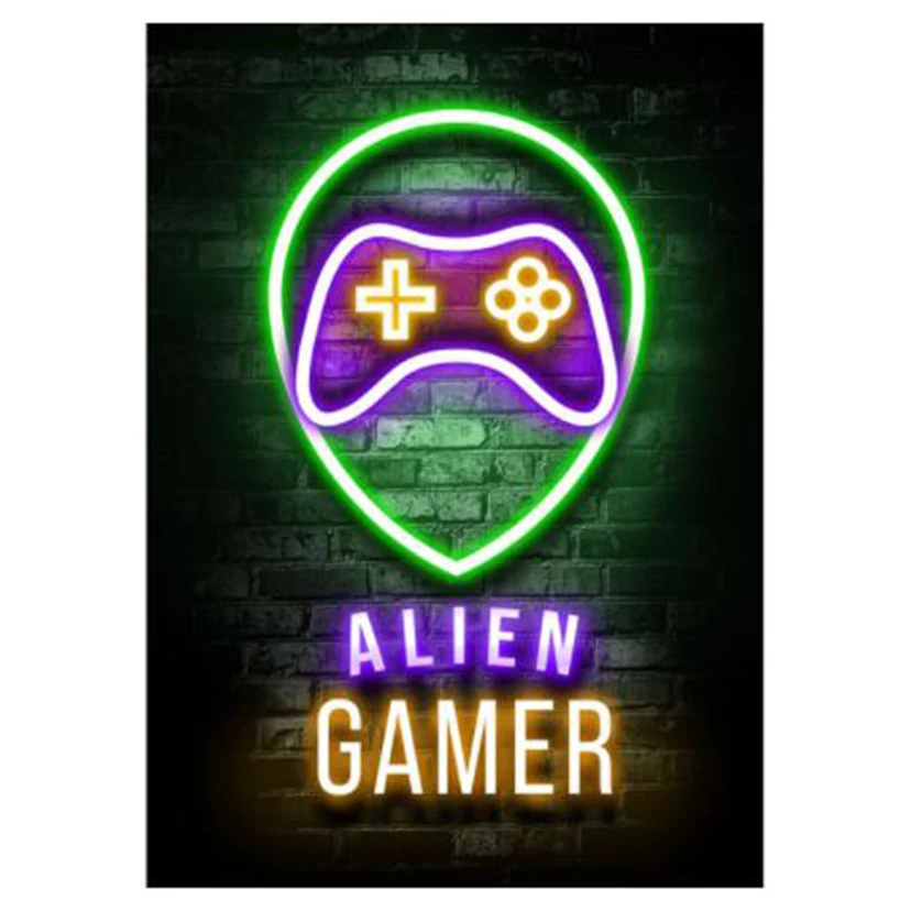 

Full Square/Round Drill 5D DIY Diamond Painting "Alien Gamer" 3D Diamond Embroidery Cross Stitch Christmas Home Decor Gift DW019