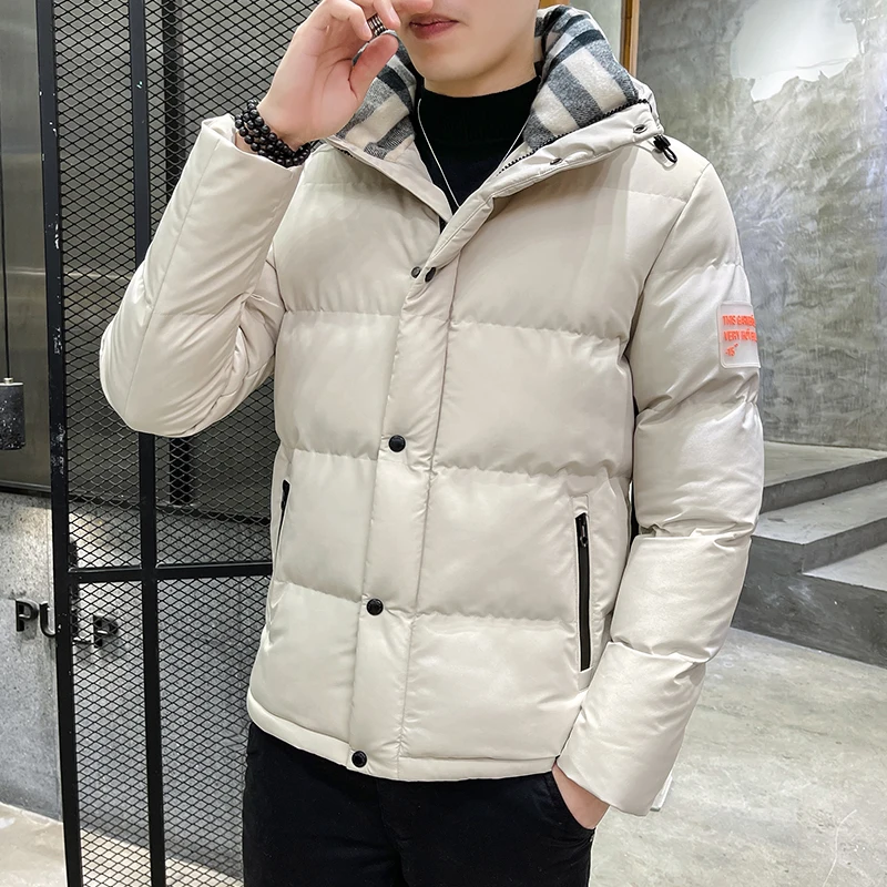 2021 New Winter Men\'s Fashion Parkas Male Overcoat Windbreaker Casual Jacket Thick Classic Windproof Long Sleeve Business Hombre