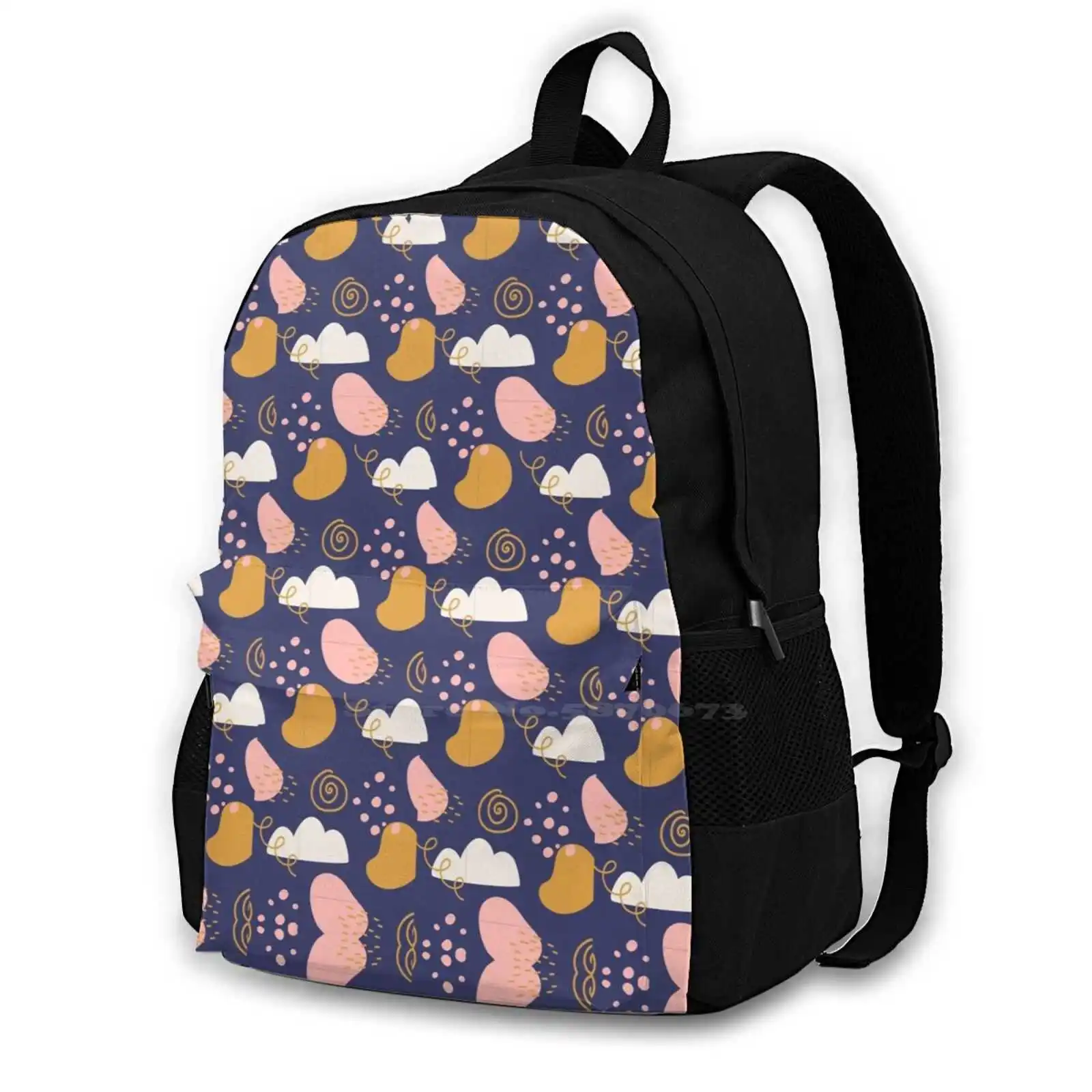 Colorful Lovely Flower Pattern 478D Print Design Backpack Student Bag I Love Unicorn Unicorn Cake Cute Unicorns Duffle Backpack