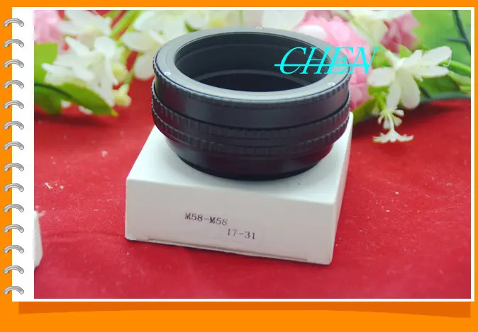 

M58-M58 17-31 M58 to M58 17mm-31mm Mount Focusing Helicoid Ring Adapter 17 - 31mm Macro Extension Tube