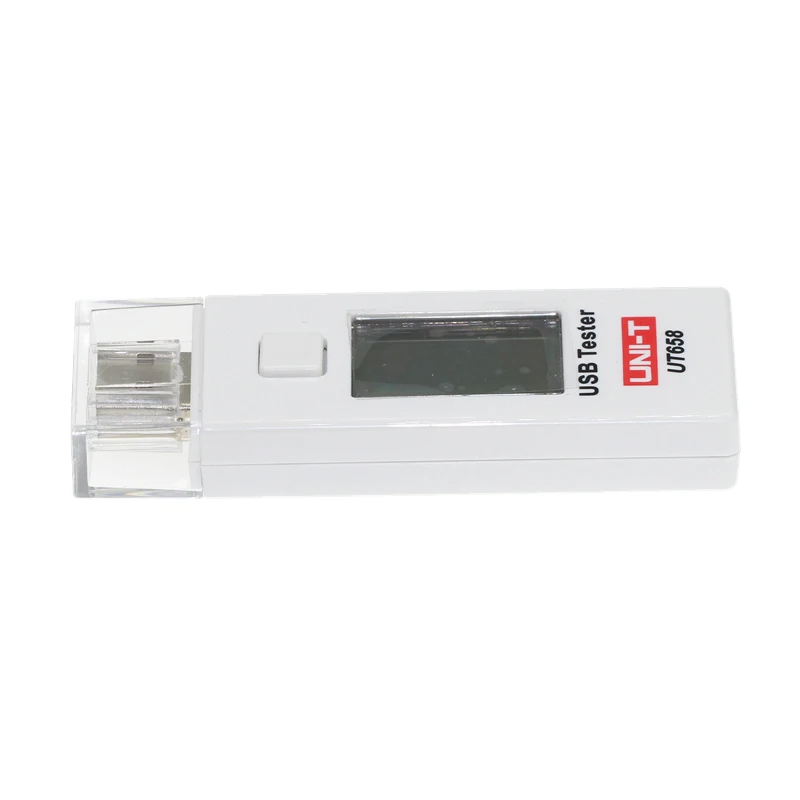 USB Tester UNI-T UT658 UT658B Mobile Phone Notebook Mobile Power Safety Monitor 3.0V-9.0V/0.0A-3.0A Low Warning LCD Display