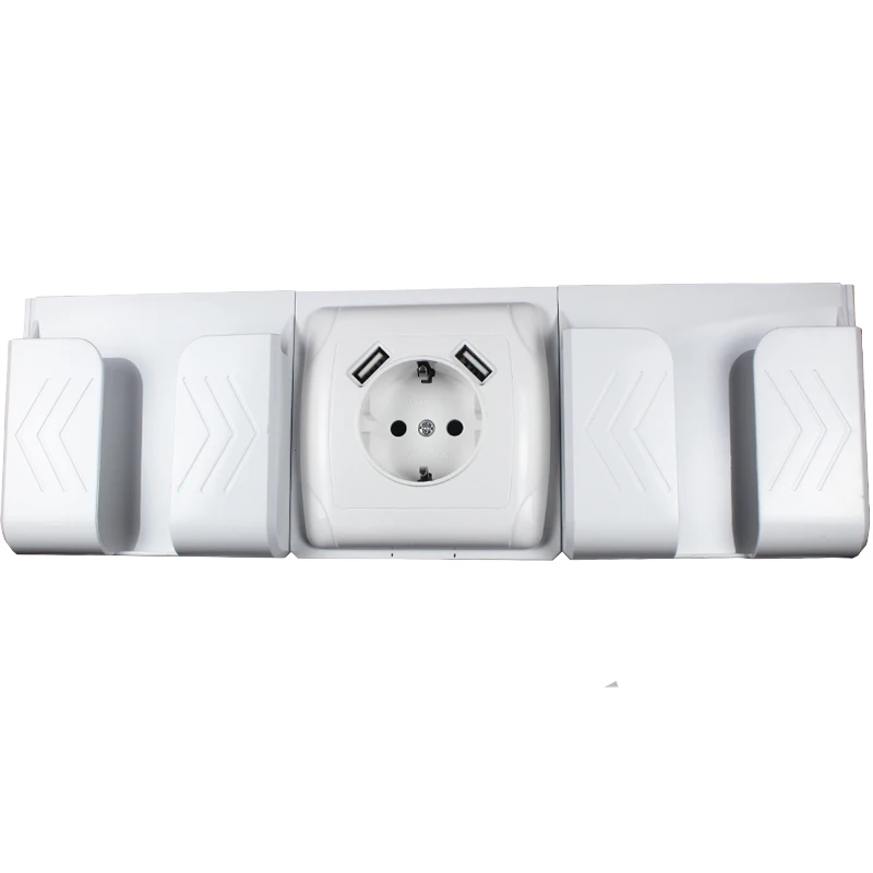 USB Wall Socket Outlet  Double USB Port 5V 2A Usb enchufes para wall outlet usb outlet steckdose A011  wall panel