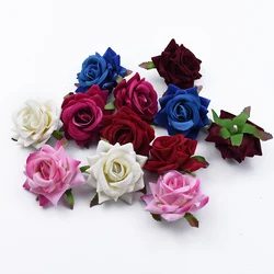 100 pieces Wholesale cheap roses wedding decorative flowers wall home decoration accessories Artificial flowers a cap gifts box