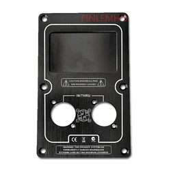 1PC DJ Speaker Cable Terminal Plate For SpeakOn 4 Pin Socket Connector Audio Wire Input Aluminum 145mm×90mm