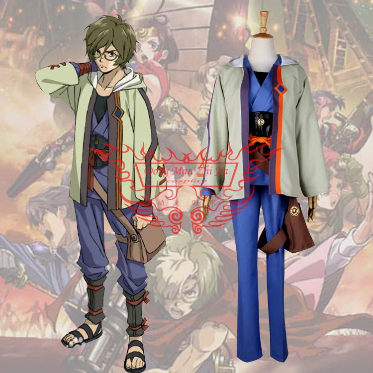 

Kabaneri Of Iron Fortress Ikoma Cosplay Costumes Mens Uniform Suit Women Halloween Party Present Cosplay Party Fancy Outfit Set