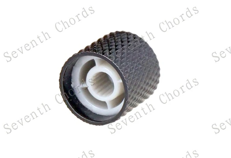 4Pcs Elektrische Gitarre Bass Knopf Pedal Schwarz Silber Metall Potentiometer Hut Gitarre Zubehör Teile Musical Instruments – Detail 12