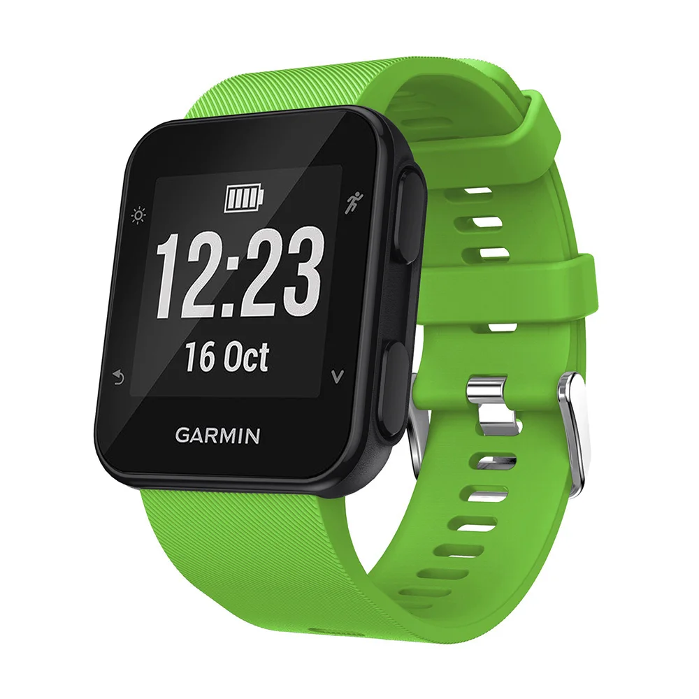 Silicone Substituição Strap para Garmin Forerunner, Smart Watch Band, Pulseira, 30, 35