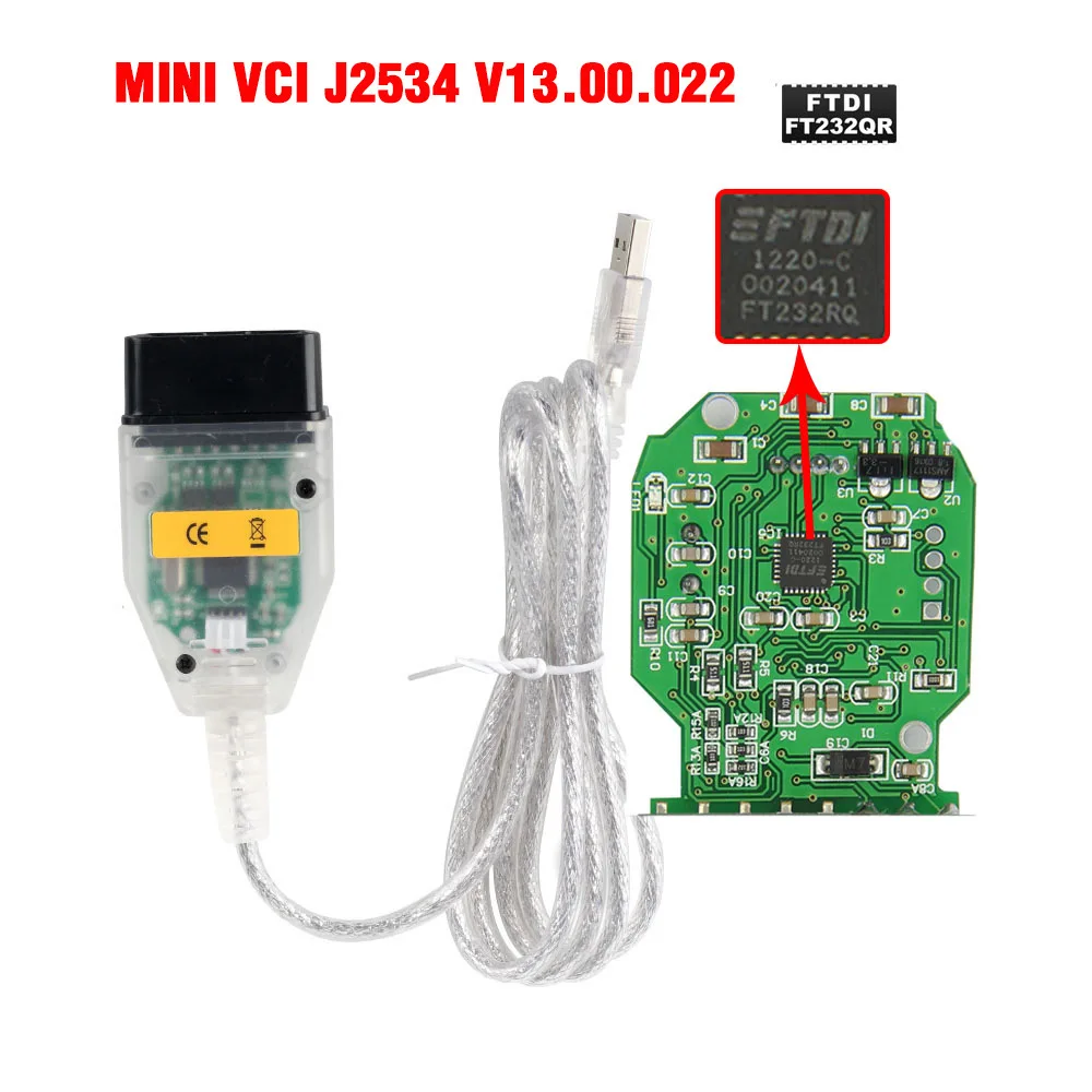 

Mini Vci TIS Techstream V15.00.028 for Toyota Minivci FTDI for J2534 USB To OBD2 16PIN Diagnostic Auto Scanner MINI-VCI