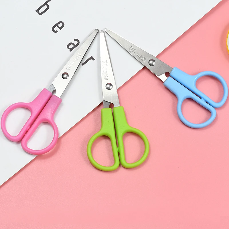 2101 Student Scissor Student Kid Scrapbook Photo Scissor Creative Diary Craft album DIY Handmade Shear Paper Student Scissors