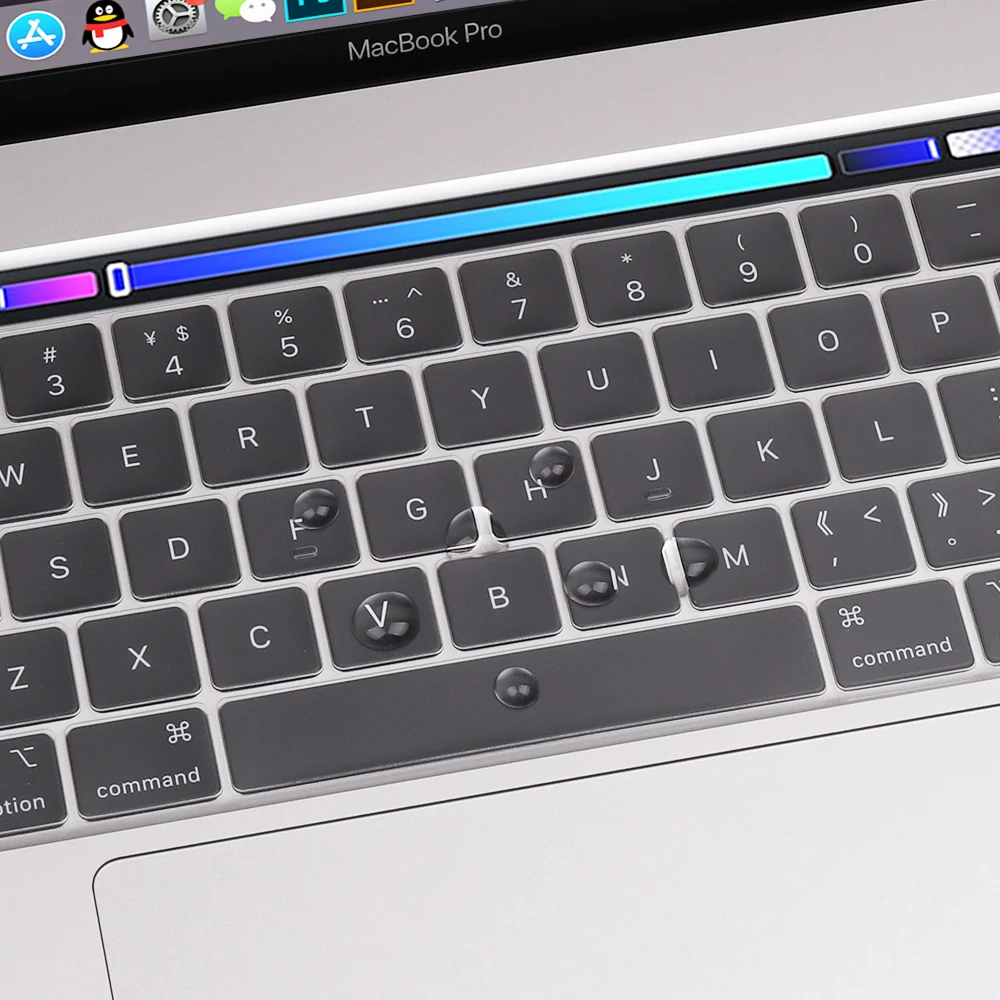 For MacBook Pro 13 inch 2020 M1 A2338 Keyboard Cover US / EU Enter Transparent TPU Keyboard Skin Protector Pro 13 A2289/A2251