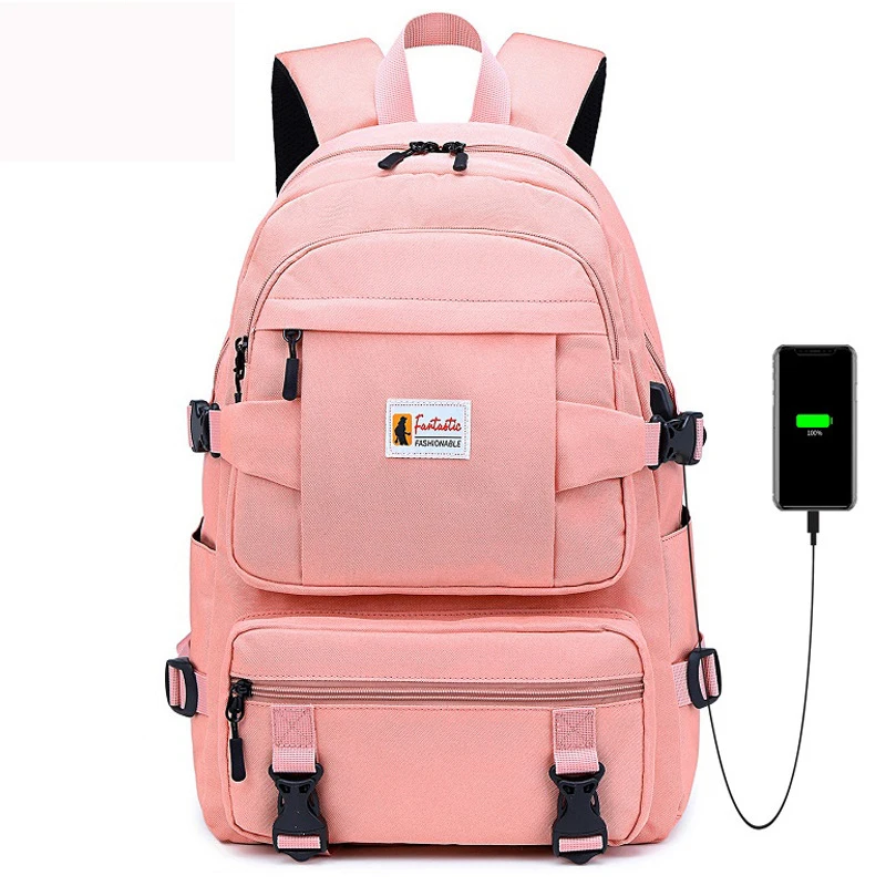 Women Backpacks New Stylish Waterproof Backpack For Girls School Bag High Quality Yellow Daypack Korean Style Bagpack