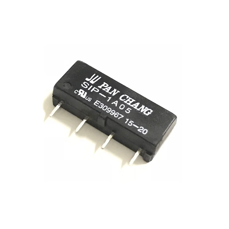 5Pcs 5V 12V 24V Reed Relay Switch Module SIP-1A05 SIP-1A12 SIP-1A24  PAN CHANG Relay 4PIN