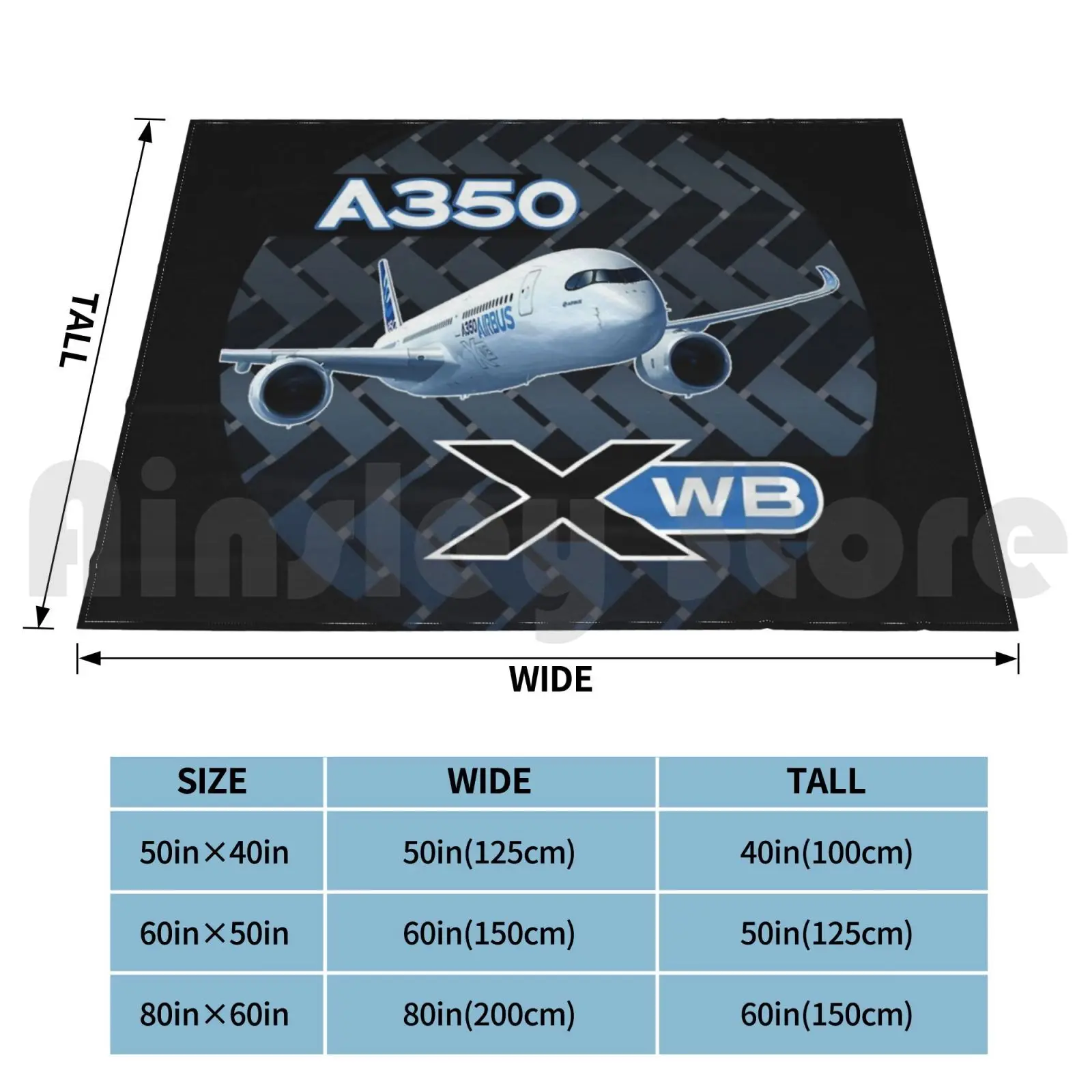 A350 Blanket Fashion Custom A350 Air Bus Wide Xwb X Wb Travel Flying A 350 Long Haul