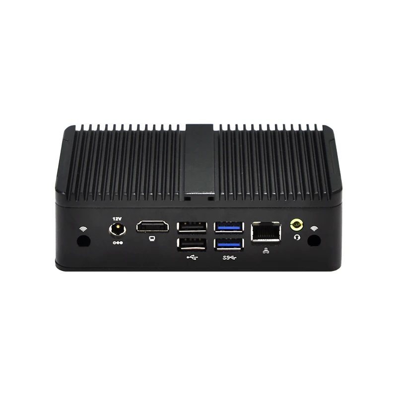 Qotom Mini Pc Met J4105/J4125,4G Ram Aan Boord, Ondersteuning Ubuntu,Firewall