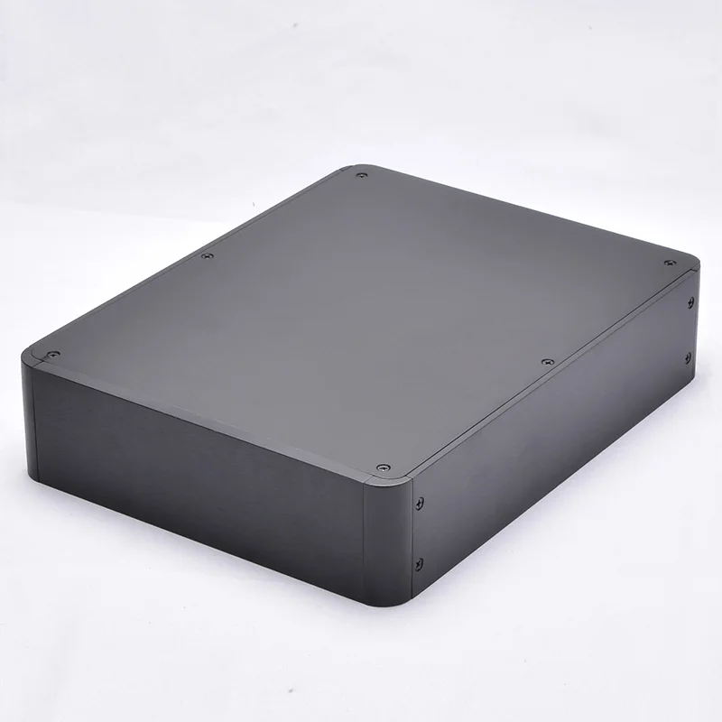 Bz2106 new round corner amplifier case preamplifier case headphonecase  DAC case silver black