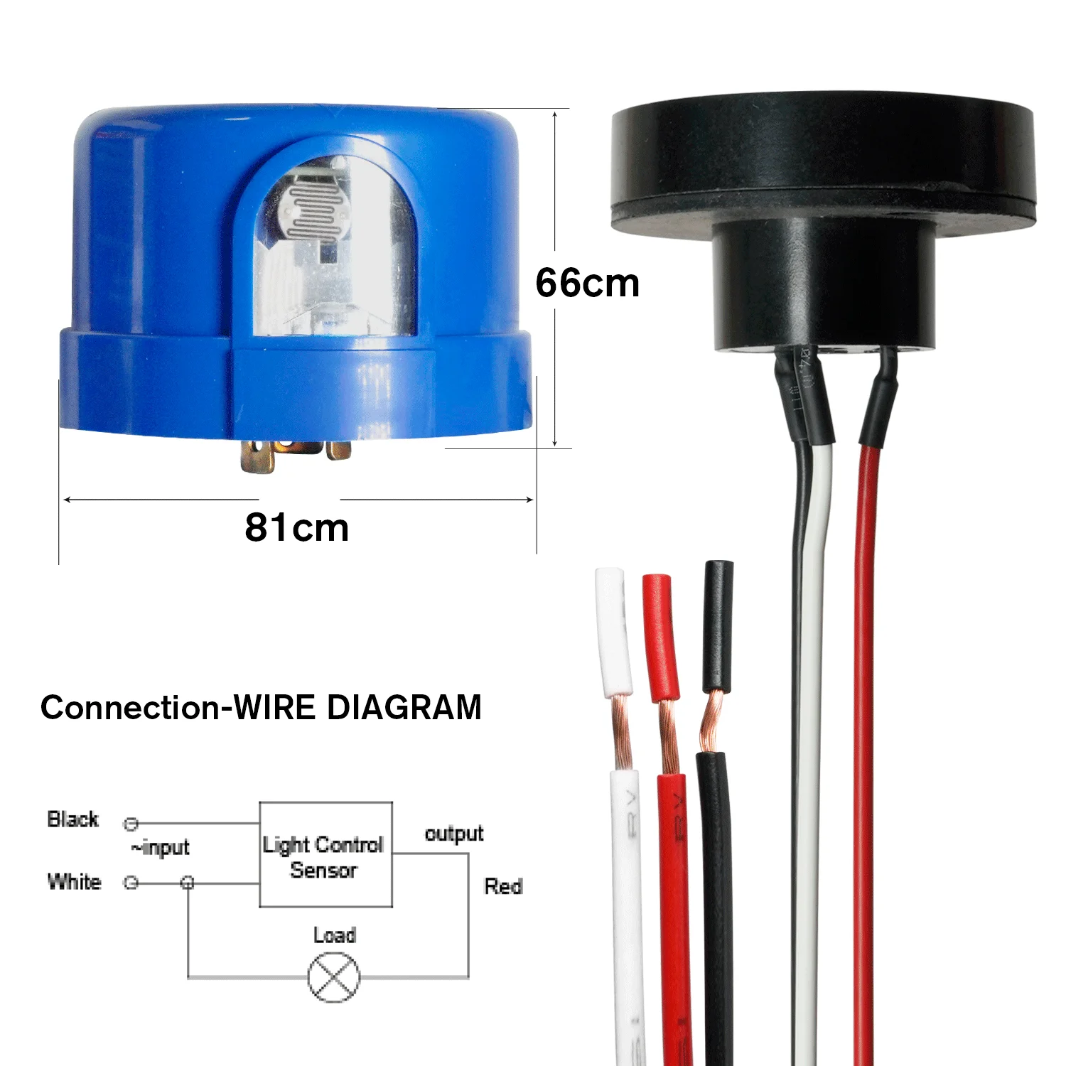 Automatic On Off IP65  Photo Control Light Sensor Switch Photocell Street Lamp Light Controller AC 220V 10A