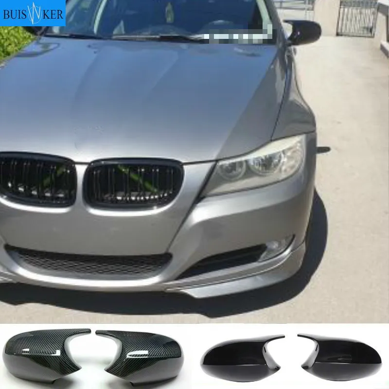 

2PCS Carbon Fiber/ABS Mirror Cover E90 Car Rearview Mirror Cap Cover Direct Replace For BMW E90 E91 08-11 E92 E93 10-13 LCI