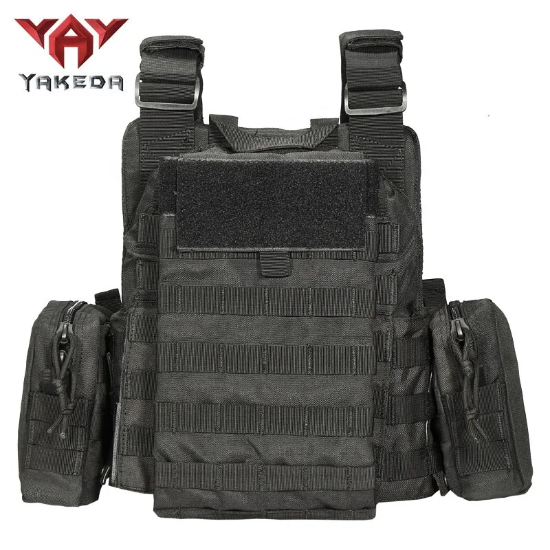 Imagem -02 - Body Armor Plate Carrier Coletes Molle Segurança Bala Prova Tático Caça ao ar Livre