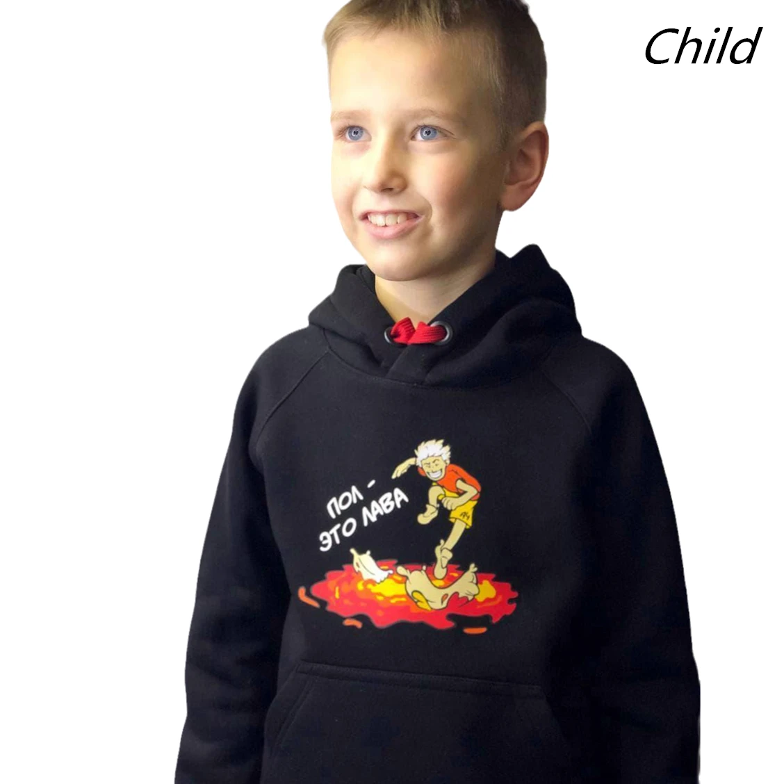 Sweatshirt Merch Vlad A4 black Paul Is Lava Lamba Gelik Winter Sweatshirt Top Knitted Cotton Smock Jacket