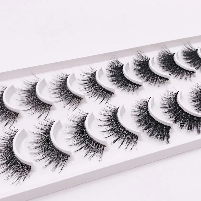 Synthetic Hair False Eyelashes Natural/Thick Long Eye Lashes Wispy Makeup Beauty Extension Tools