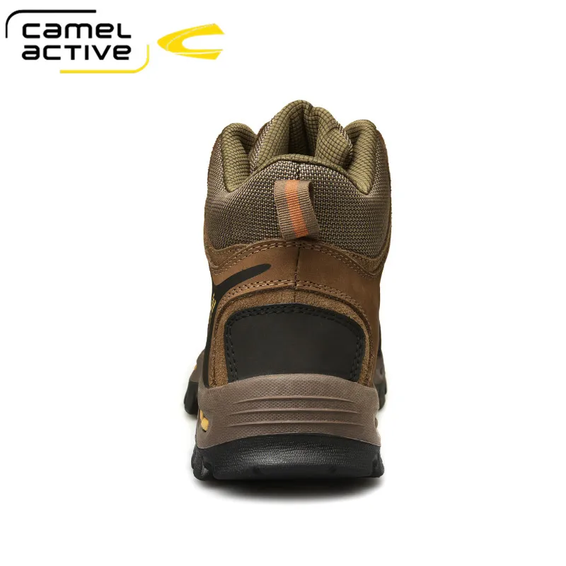 Camel Active New 2020 Ankle Boots Short Men\'s Boots Warm Men Fashion Wild Retro Tooling Genuine Leather Boot Non-slip Boots