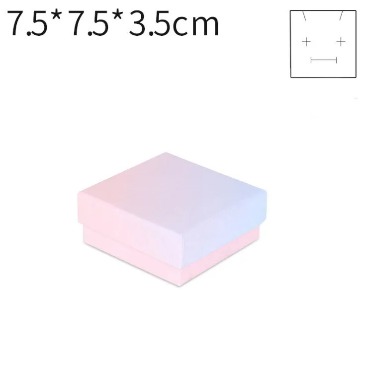 12Pcs New Jewelry Packaging Box For Ring Earrings Necklace Bracelet Boxes Gift Package Storage Case Dropshipping Small Business