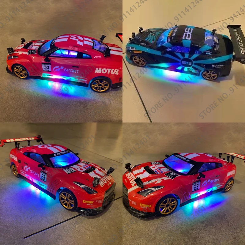 1:18 RC Drift Remote Control Car 2.4G 4WD High Speed Racing Professional Adult Children\'s Shock Charging Model Car Gift