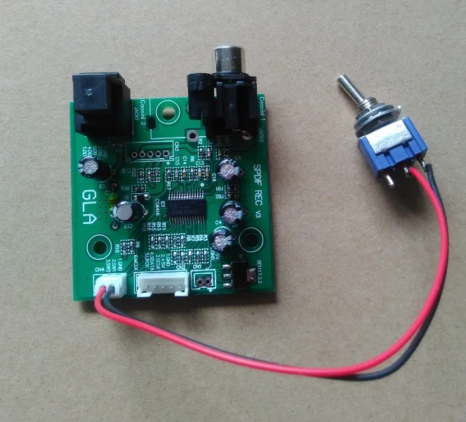 CS8416 Coaxial Optical Fiber Receiving Board SPDIF Receiving, DAC Retrofit