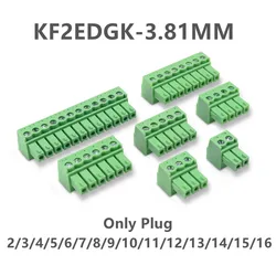 10psc KF2EDGK-3.81 300V 8A Pluggable Terminal Block Connector 3.81mm Pitch Female socket2P/3P/4P/5P/6P/7P/8P/9P10P/11P/12P-16P