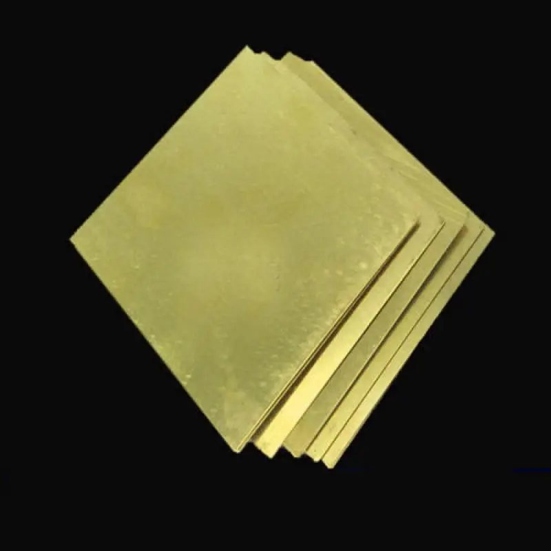 1 pz ottone rame lamiera Cu taglio telaio CNC modello stampo fai da te costruzione 50x50mm 50x100mm spessore 0.5-3mm