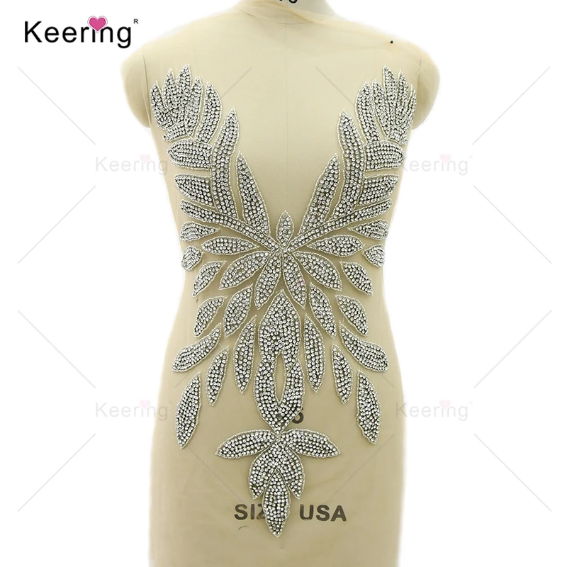 

Silver Rhinestone Body Dress for Party Clothes, 100% Hand-Made, Sexy Design WDP-388