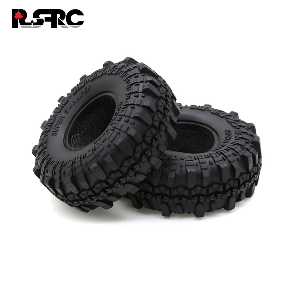 

4 шт. 1,9 "резиновые шины/колесные шины для 1:10 RC Rock Crawler Axial SCX10 90046 AXI03007 Tamiya CC01 D90 D110