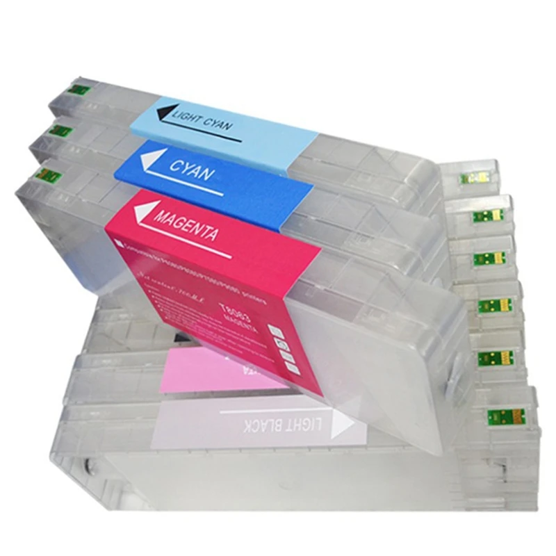 Wholesale Empty Refill Ink Cartridge With Chip 700ML For SureColor P6080 P8080 P7080 P908 Printer Integrated Cartridge Refilable