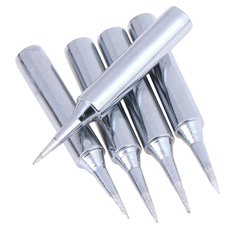 5 Pieces DIY 900m-T-I Welding Tool Lead-Free Solder Iron Head Tips Replacement Soldering Bit Welding Tool For Rework