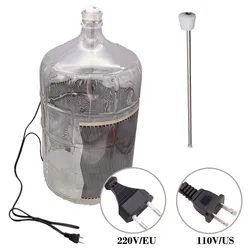 Carboy Stopper Thermowell & 40 Watt Homebrew Electric Fermentation Wrap Heater Glass Carboy Fermenter Beer & Wine