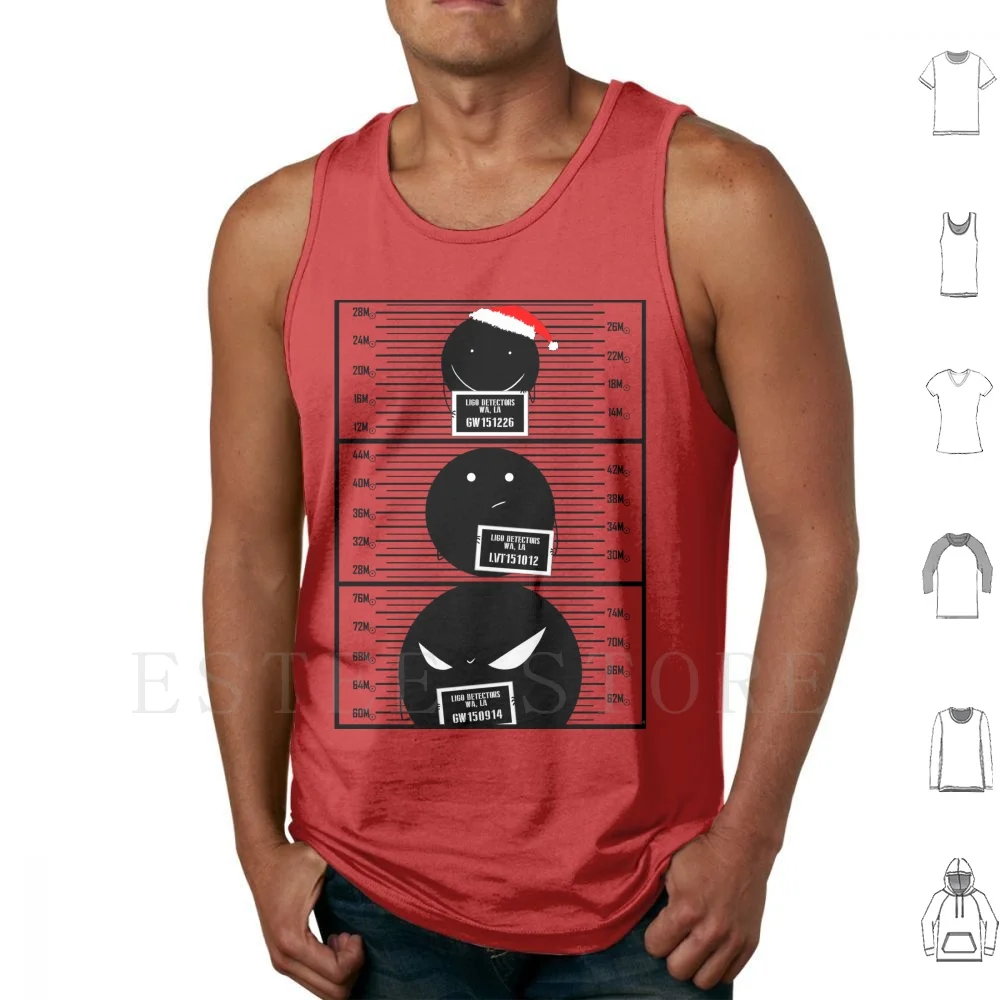 Ligo Detection Mugshots Tank Tops Vest Cotton Black Holes Ligo Science Space Universe Gravitational Waves