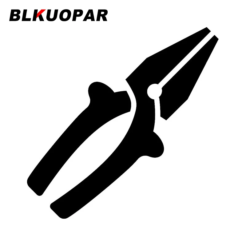 BLKUOPAR for Pliers Tool Cutter Blades Car Stickers Fashion Decals Trunk Waterproof Campervan Bumper Sunscreen Vinyl Car Wrap