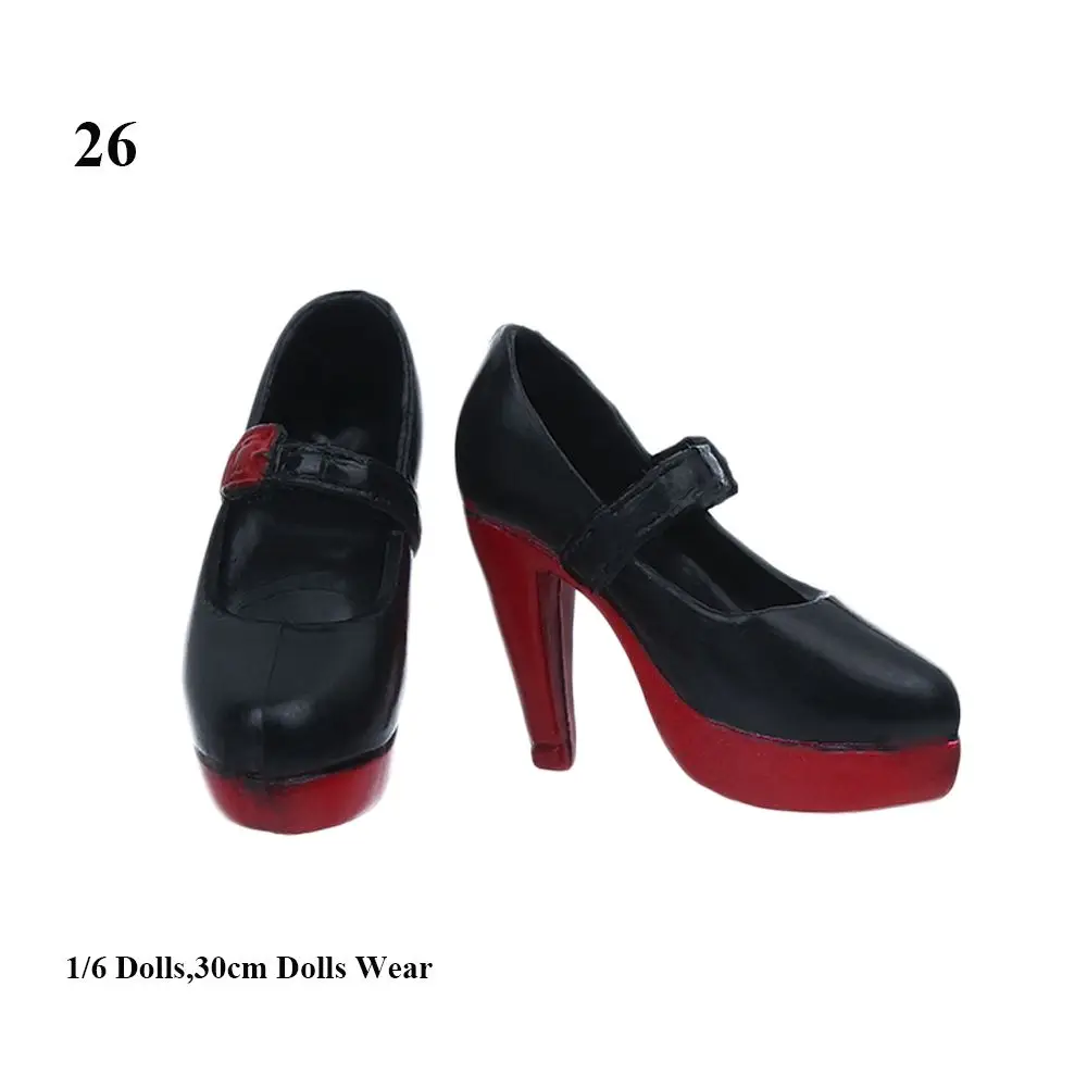 Plastic Female Foot Length 2cm 1/3 1/6Doll Shoes Hero Dolls Boot Long Knees Boots Accessories
