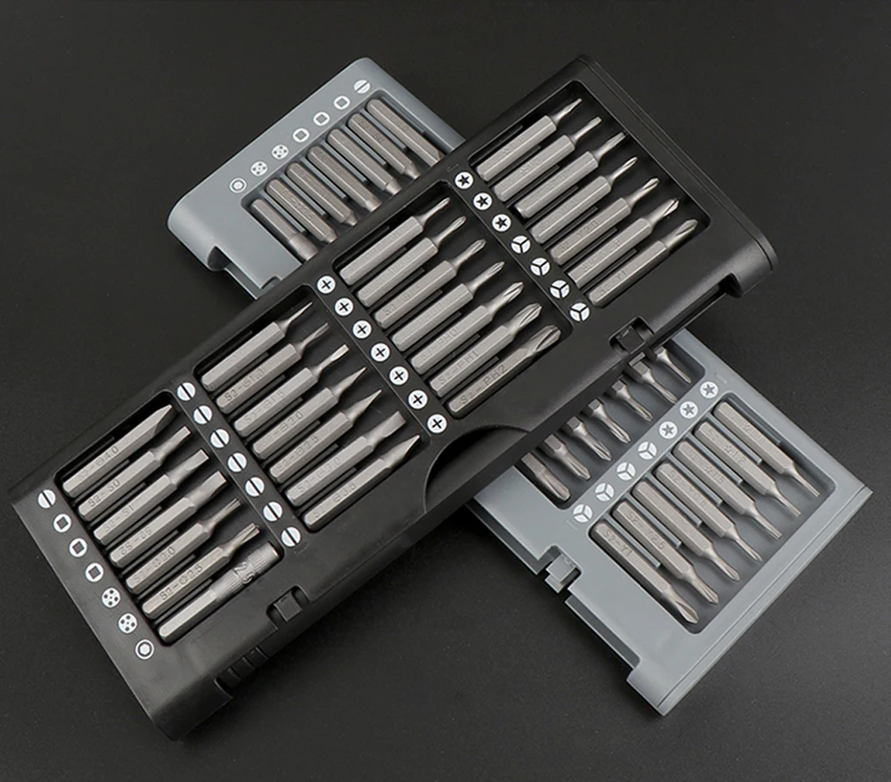 Juego de puntas de destornillador de precisión S2, Kit de destornilladores magnéticos de acero para teléfonos, juego, tableta, PC, herramienta de reparación electrónica
