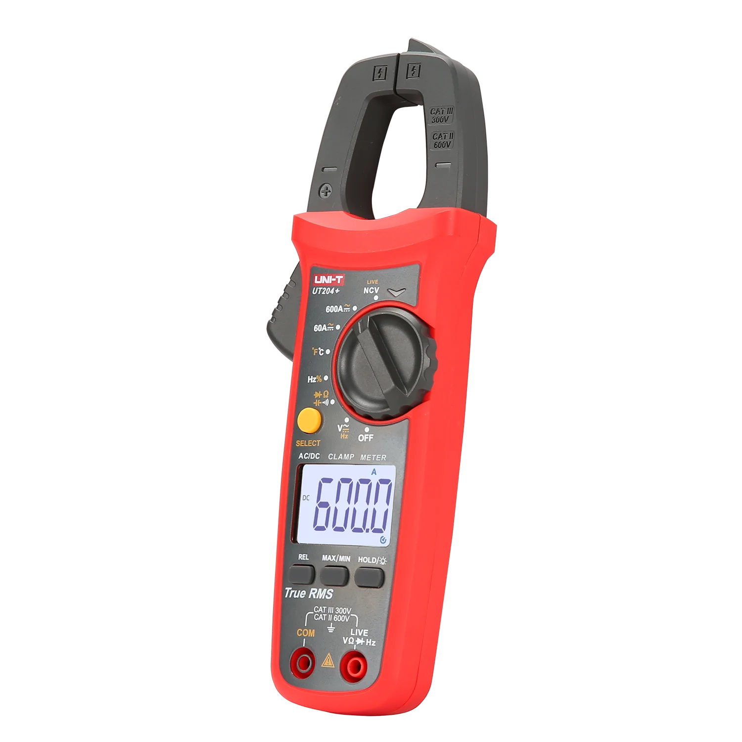 UNI-T UT204+ Professional Digital Amperometric Clamp Meter Multimeter, UT204 Plus Pliers Ammeter Multimeter Tester Digital.