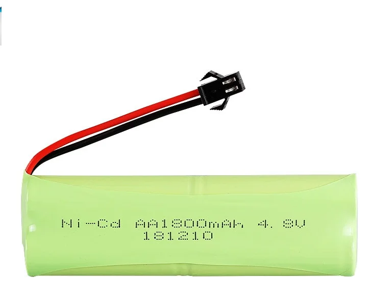 4.8v 1800mah NI-MH Batteria AA 4.8v Batteria ricaricabile per giocattoli RC Auto Barche Serbatoi Robot Pistole Moder Parti 4.8v