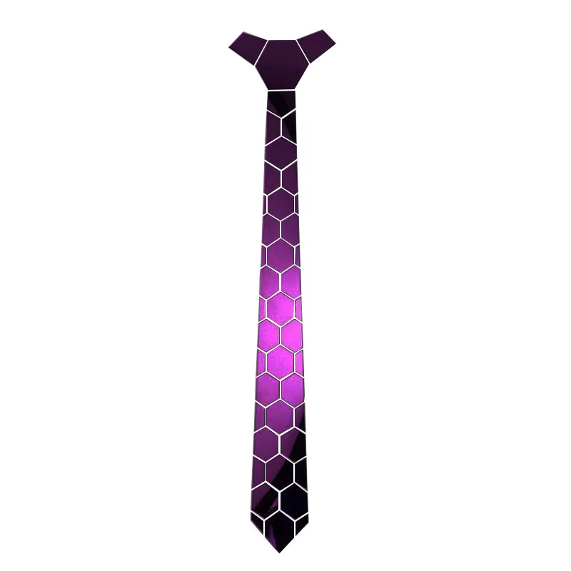 Classy Purple Mirror Necktie Designer Brand Fashion Accessory Wedding Gift Men Skinny Plum Ties Luxury Stylish Cufflink Tie Sets